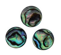 TOPPERFUN 3pezzi Bottoni per Tromba Abalone Bottone per Strumenti Musicali Parte dello Strumento Leggero e Portatile Lucidatura Squisita Motivo Diverso Sicuro e Durevole