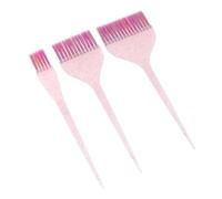 TOPPERFUN 3pezzi Spazzole per Tintura Capelli con Manico lungo Pennelli Applicatori per Tinta Capelli con Setole Morbide Pettine per Mèches Fai da Te