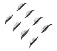 TOPPERFUN 4 Paia di Adesivi per Eyeliner Glitterati Neri Autoadesivi Nastro per Ciglia, per Trucco Occhi Quotidiano, Cosplay, Feste e Balli in Maschera, Facile Applicazione e Rimozione