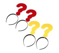 TOPPERFUN 4 pezzi Fascia per Question Mark Accessorio per Costumi Booth e Perfetta per e Cosplay