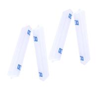 TOPPERFUN 4 scatole portaoggetti per pennelli, portapenne, scatola trasparente in plastica, supporto per pennelli, supporto per pennelli, astuccio per souvenir per decorare bambini, come mostrato