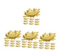 TOPPERFUN 4 Set Piatti Da Servizio Per Cucina Occidentale Eleganti Piatti Per Dessert E Pasta Per E Feste Facili Da E Riutilizzabili 12 Pezzi*4