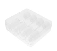 TOPPERFUN 4pezzi Flaconi Pompa Airless da Flacone Spray Portatile per Lozione Flacone per Crema senza Perdite Contenitore Multiuso Piccolo per Cosmetici