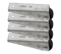 TOPPERFUN 5 Pezzi di Supporto per Porta Supporto per Porta Ruote Girevoli Ancora per Pontone Ancora per Barca Musone di Prua Staffa Lunga Ruota Direzionale Ancora per Yacht