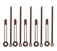 TOPPERFUN 5 Set di Lancette in Legno per Orologio a Punto Croce, Kit Movimento e Parti Sostituibili per Orologi da Parete Fai da Te, Accessori Leggeri e Resistenti per Decorazione