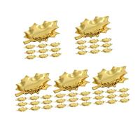 TOPPERFUN 5 Set Piatti Da Servizio Per Cucina Occidentale Vassoio Per Dessert E Antipasti Per E Casa 12 Pezzi*5