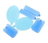 TOPPERFUN 6 Pezzi Impacchi di Ghiaccio Riutilizzabili Sottili | Plastica, per Trasporto a Catena del Freddo e Viaggi su Strada, per Alimenti Deperibili