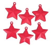 TOPPERFUN 6 Pezzi Pendente a palloncino cravatta metallico a forma di peso del palloncino pesi a palloncino palloncini Pesa di palloncino Clear pesi sul pallone l'animale domestico Roseo