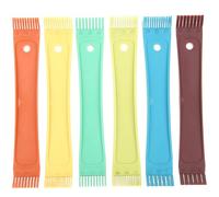 TOPPERFUN 6 Pezzi Pettine per Alette Condizionatore in Plastica Pettine in Acciaio Inox, Strumento Facile da Usare per Pulizia Radiatori e Frigoriferi, Accessorio per Climatizzatori
