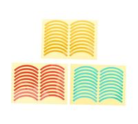 TOPPERFUN 60 Pezzi Etichette Adesive Identificative Manometro Aria 50mm in Polistirene Codifica a Colori Rosso Giallo Verde Per Lettura Precisa e Applicazione Rapida in Ambienti Industriali