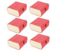 TOPPERFUN 6pezzi Scatole Portaoggetti in Bambù Di Piccole Dimensioni Baule in Bambù Scatola Di Sapone in Scatole Portagioie Regalo Per Sapone