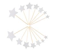 TOPPERFUN 70 Pezzi topper cupcake festival stuzzicadenti a stella torta di grandi dimensioni ornamento cupcake numero Cake topper per il festival Toppers da dessert Topper per la festa Carta