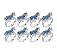 TOPPERFUN 8 Anelli Dell’Umore Regolabili per Ciondolo a Cavallo che Cambia Colore la Temperatura Gioielli Dell’Umore per Ragazze Adolescenti e Ragazzi Accessori per Feste e Costume