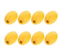 TOPPERFUN 8 Pezzi Boa Galleggiante Ovale Gialla in PVC per Ormeggio e Linee | Marcatori di Ancoraggio per Yacht e Laghi, Visibilità Elevata, Aiuta a Evitare Collisioni