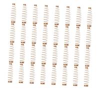 TOPPERFUN 90pezzi Kit di Molliche Spirale in Ottone per Pianoforte Accessori di Riparazione per Strumenti Musicali Parti di Sostituzione per Accordatura di Pianoforte