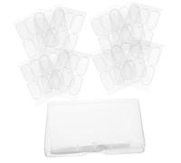 TOPPERFUN Adesivi Auricolari Verticali in Silicone Trasparente 60 Pezzi, Correttore Auricolare Discreto e Portatile Per Uso Quotidiano, Supporto Estetico Per Orecchie Sporgenti in Eventi Sociali