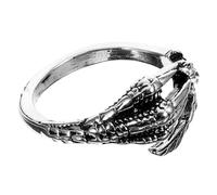 TOPPERFUN Anello Regolabile Artiglio Drago di Gioiello Unisex Punk Vintage Anello da Dito Personalizzabile per Uomini e Donne