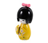 TOPPERFUN Bambola in Legno Kimono Giapponese Elegante, Decorazione Versatile la Stanza della Ragazza e Arredamento Casa, Rappresentazione Culturale Dettagliata
