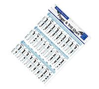TOPPERFUN Bass Recorder Chord Chart Per Facile Finger Per Flauto e Clarinetto Per Insegnanti e Studenti e Resistente