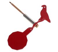 TOPPERFUN Bersaglio da Allenamento per Tiro a Forma di Piccione Rosso in Ferro, Leggero di Rapido Montaggio, per Esercizi All'aperto nel Cortile