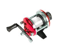TOPPERFUN Bobinatore di Lenza per Mulinello a Tamburo 0,28mm 50m Rosso | ABS Ferro Gomma, Controllo della Tensione e Forza di Serraggio Regolabile, Compatto 3, 5 1