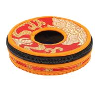 TOPPERFUN Borsa Per Campane Tingsha Tibetane Custodia Media Con Ricamo Artigianale Per Protezione e Stoccaggio Colori Variabili Perfetta Per Pratiche Meditazione e Yoga