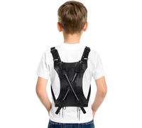 TOPPERFUN Borsa Porta Spade in Pelle Doppia Tracolla Resistente per Cosplay Unisex Adatta a Spettacoli e Performance Sceniche