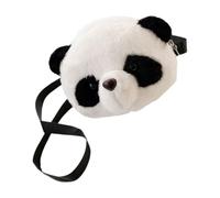 TOPPERFUN Borsa Tracolla Panda in Cotone Pp Leggera Design Semplice e Generoso, la Spesa per Gite nel Weekend