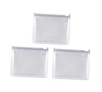 TOPPERFUN Borse Cosmetiche Facili da Vedere Impermeabili in Pvc Set da 3 Trasparenti per Conservare Articoli di Bellezza in Zaino o Valigia