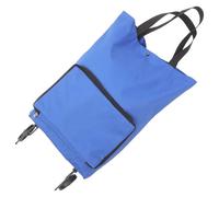 TOPPERFUN Carrello Pieghevole per Spesa con Ruote, Capienza Grande Blu