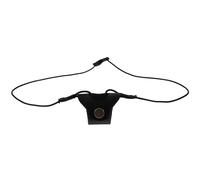 TOPPERFUN Catena per Occhiali da Donna Regolabile in Finta Pelle Nera | Stile Semplice e Bello, Presa Salda e Accesso Comodo, per Occhiali da Vista e Sole