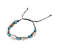 TOPPERFUN Cavigliera Bohemian Donna Conchiglie Naturali in Corda di Cotone Regolabile per Spiaggia e Vacanza