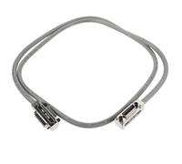 TOPPERFUN Cavo Gpib 2m con Blocco a Vite, Connettore Metallico a 24 Pin | Doppia Schermatura, Lega e Plastica, per Oscilloscopi e Controllori Plc, Uso in Calibrazione
