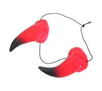 TOPPERFUN Cerchietto Corna da Diavolo Rimovibile 5 Pezzi Accessorio per Costume di Halloween Corna a Forma di Orecchio di Mucca Fascia Leggera per Cosplay e Feste in Maschera per e Adulti