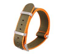 TOPPERFUN Cinturino Orologio in Nylon Liscio con Meccanismo di Sgancio Morbido e Confortevole per Utilizzo Maschile e Femminile Ricambio e Resistente