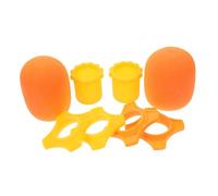 TOPPERFUN Copertura per Microfono Manicotti Protettivi Copri Microfono Design Antispruzzo Accessori Strumenti Protezione Anelli Antiurto Adatto Vari Tipi Microfoni Uso Ktv Danza Riunioni