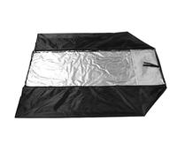 TOPPERFUN Copertura per Teglia da Pane a Livelli Fronte Trasparente | Tessuto Oxford e PVC Nero, Controllo Condensa e Resistenza alle Macchie, per Ristorante e Panettieri