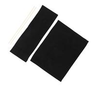 TOPPERFUN Copertura Tessuto Canvas Nero in Tela di Ricambio per Sedia da Regista, Resistente e Confortevole con Struttura in Legno per Sedie Pieghevoli da Campeggio