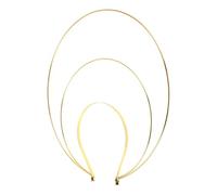 TOPPERFUN Coroa Oro Strati per Accessorio Vintage per Sposa e Cosplay Fascia per per Cerimonie e Feste per Donne e Ragazze