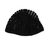 TOPPERFUN Cuffia Per Parrucca Intrecciata a Rete Nera Elasticizzata, Taglia Unica, Comoda e Sicura Per Cuoio Capelluto, Per Donne e Ragazze Nella Fabbricazione e Fissaggio Parrucche Quotidiane