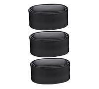 TOPPERFUN Cuscini Espositore Per Orologi e Braccialetti in Pelle Pu Nera Set Da 3, Supporto Decorativo Per Vetrine e Collezioni, Imbottitura Morbida in Spugna Per Esposizione Negozi e Musei