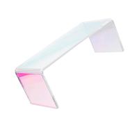 TOPPERFUN Cuscino per Manicure in Acrilico Poggiapolsi Regolabile Cuscino per Nail Art Salone per Unghie e Manicure Design e