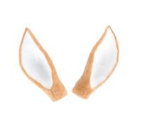 TOPPERFUN Deer Ear Hair Props Realistic Deep DIY Festival Headdress Accessories For Carnival Costume Party Easy To Wear Hair Decoration