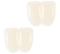 TOPPERFUN Denti da Coniglio in Resina 2 Pezzi per Feste di Scherzi e Hip Hop Accessori Frontali per Cosplay