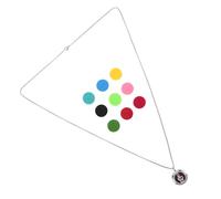 TOPPERFUN Diffusore Indossabile per Oli Essenziali Collana con Medaglione Nota Musicale Cava, Ciondolo Personale per Aromaterapia, Gioiello Portatile Delicato sulla Pelle per Lavoro