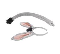 TOPPERFUN Fascia Orecchie d Asino Per Ragazzo Ragazza Ragazza Costume Da Asino Accessorio Per Carnevale e Festa Di Copricapo Animale Per Travestimenti