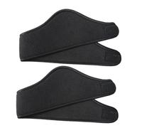 TOPPERFUN Fascia Scaldaorecchie Unisex in Pile Morbido Doppio Strato, Paraorecchie Termica Per Sport Invernali All’aperto, Fascia Sportiva Antifreddo Leggera Per Sci, Snowboard, Escursionismo 2 Pezzi