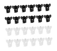 TOPPERFUN Fermagli per 24 Pezzi Mini Fermagli Antiscivolo in Acrilico Clip per Piccole per e Acconciature Accessori alla Moda per Donne e Ragazze