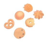 TOPPERFUN Fermagli per Chioma a Forma di Biscotto Accessori Kawaii in Plastica Leggeri e Comodi Set 6 Pezzi per Chioma da Donna la Vita Quotidiana