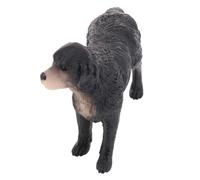 TOPPERFUN Figura Cane Labrador Nero in Plastica Realistica Giocattolo Educativo e Decorazione per Casa Ornamento Divertente per Famiglie